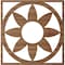 Ekena Millwork Blume Wood Fretwork Pierced Ceiling Medallion, Walnut, 36"OD x 12 1/2"ID x 1/4"T CMWP36X36X0250BLWA - alternate 2